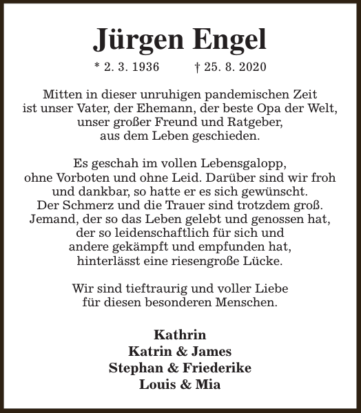 Jurgen Engel Gedenken Zevener Zeitung